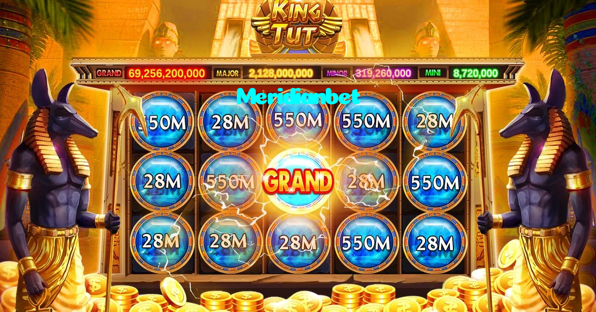 Meridianbet casino presented on mobile device in Pakistan with slots and live games